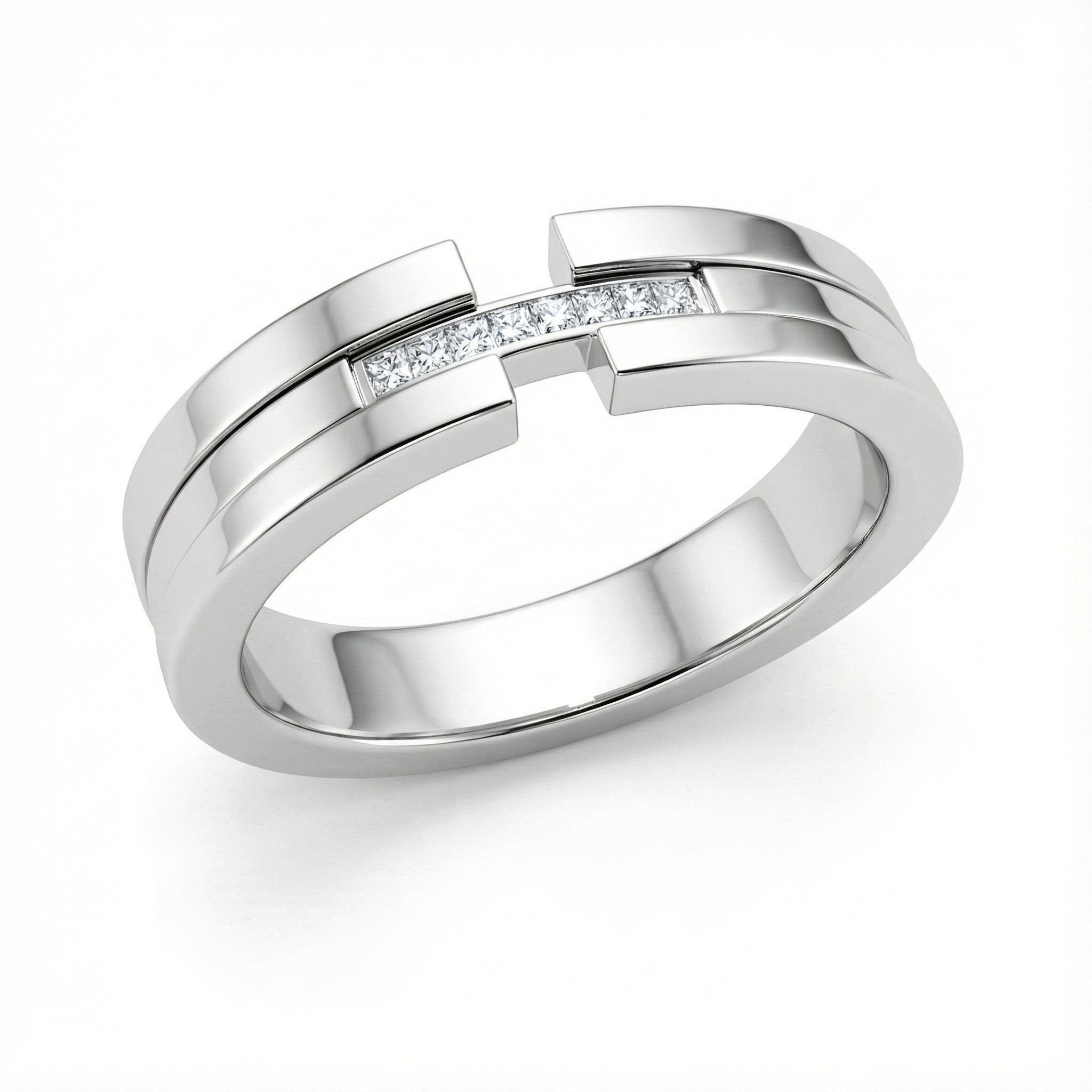 IMPERARI LA PRESENZA – CORE FRAME RING WHITE GOLD
